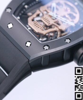 JB Factory Richard Mille RM052 Rose Gold Skull Watch