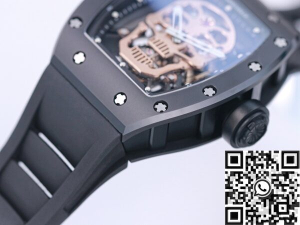 JB Factory Richard Mille RM052 Rose Gold Skull Watch