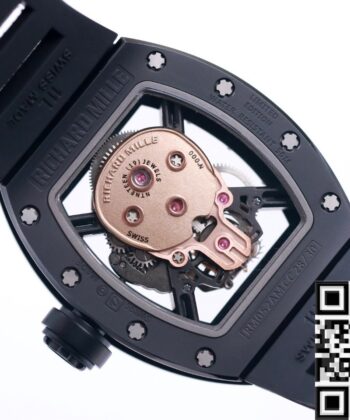 JB Factory Richard Mille RM052 Rose Gold Skull Watch