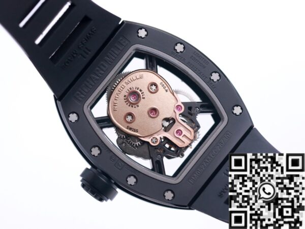 JB Factory Richard Mille RM052 Rose Gold Skull Watch