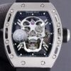 Richard Mille RM052 Replica White Carbon Fiber Case JB Factory