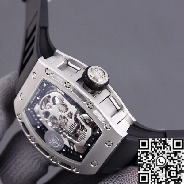 Richard Mille RM052 Replica White Carbon Fiber Case JB Factory