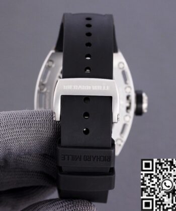 Richard Mille RM052 Replica White Carbon Fiber Case JB Factory
