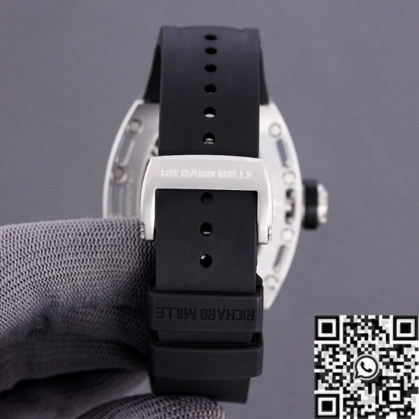Richard Mille RM052 Replica White Carbon Fiber Case JB Factory