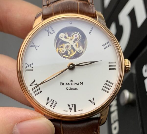 JB Factory Blancpain Villeret 66240-3631-55B White Dial 42mm