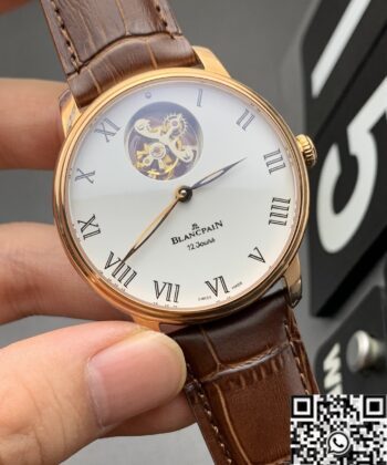 JB Factory Blancpain Villeret 66240-3631-55B White Dial 42mm
