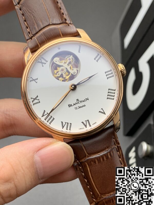 JB Factory Blancpain Villeret 66240-3631-55B White Dial 42mm