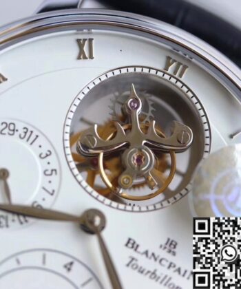 JB Factory Villeret Watch Blancpain 6025-1542-55B White 42.5mm