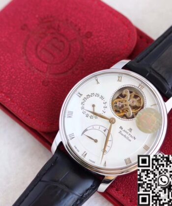 JB Factory Villeret Watch Blancpain 6025-1542-55B White 42.5mm