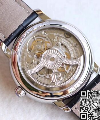 JB Factory Villeret Watch Blancpain 6025-1542-55B White 42.5mm