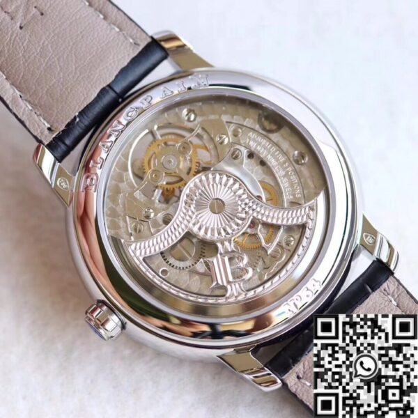 JB Factory Villeret Watch Blancpain 6025-1542-55B White 42.5mm