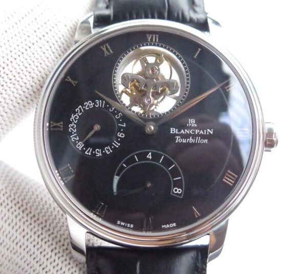 JB Factory Blancpain Watch Villeret 6025 Black Dial Size 42.5mm