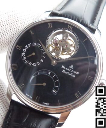 JB Factory Blancpain Watch Villeret 6025 Black Dial Size 42.5mm