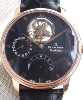 Blancpain Villeret Replica 6025 Tourbillon Size 42.5mm JB Factory