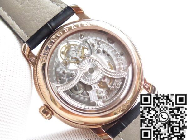 Blancpain Villeret Replica 6025 Tourbillon Size 42.5mm JB Factory