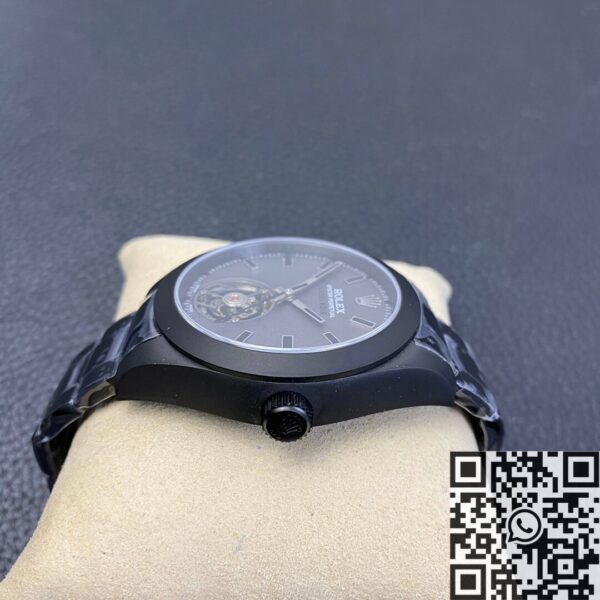 JB Factory Milgauss Watch Rolex Label Noir M116400 Tourbillon