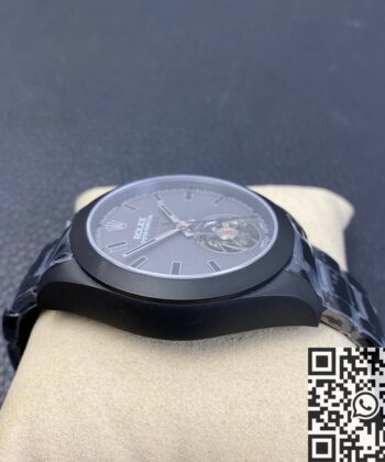 JB Factory Milgauss Watch Rolex Label Noir M116400 Tourbillon