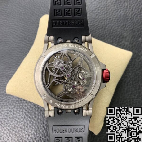 Roger Dubuis Excalibur RDDBEX0622 Tourbillon Red Skeleton Dial