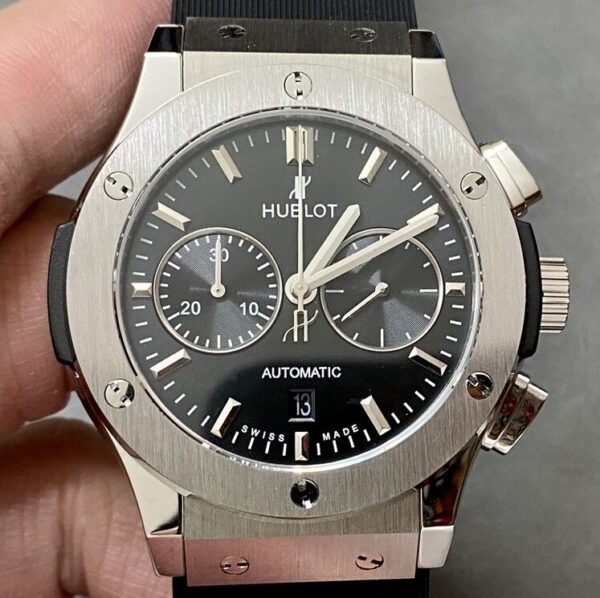 HB Factory Classic Fusion Hublot 521.NX.1171.RX Black Dial