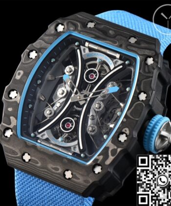 YS Factory Richard Mille RM53-01 Tourbillon Blue Nylon Strap