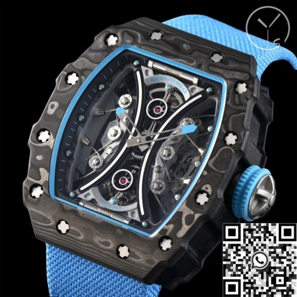 YS Factory Richard Mille RM53-01 Tourbillon Blue Nylon Strap