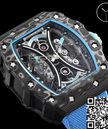 YS Factory Richard Mille RM53-01 Tourbillon Blue Nylon Strap