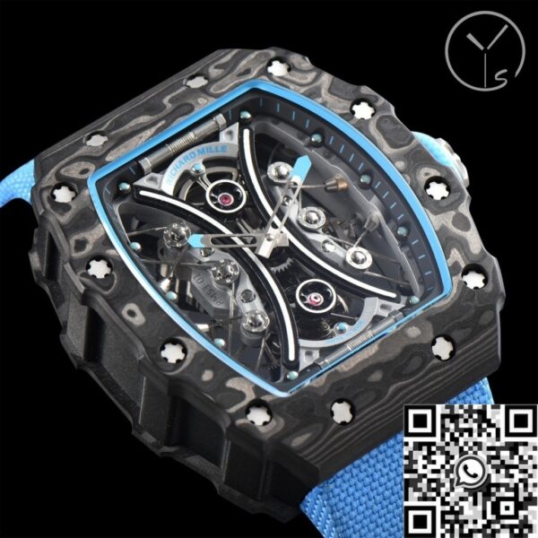 YS Factory Richard Mille RM53-01 Tourbillon Blue Nylon Strap