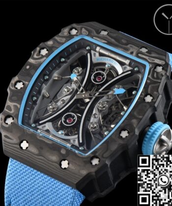 YS Factory Richard Mille RM53-01 Tourbillon Blue Nylon Strap