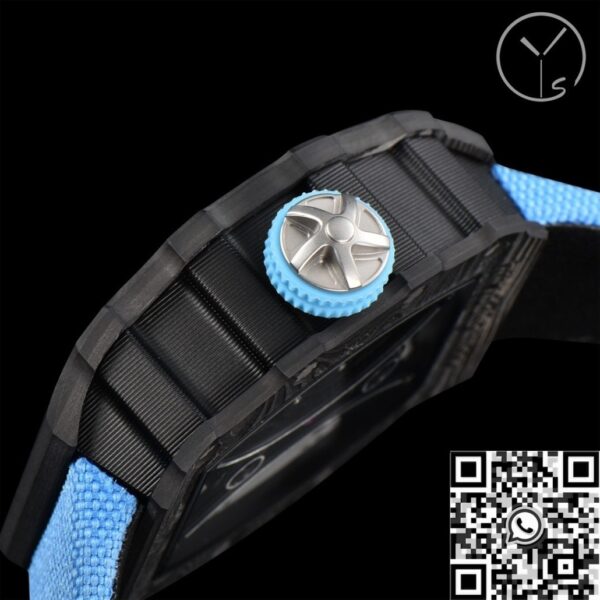 YS Factory Richard Mille RM53-01 Tourbillon Blue Nylon Strap