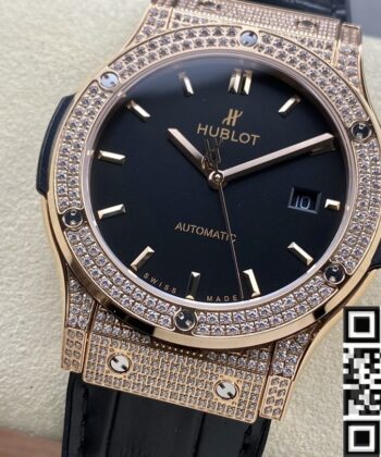 Hublot Fusion Classic​ 511.OX.1181.LR.1704 Rose Gold Diamond
