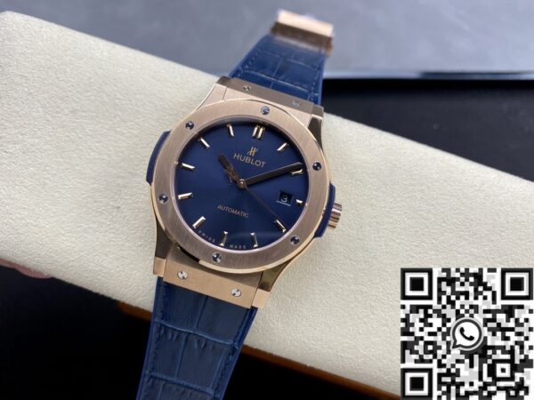 Hublot Classic Fusion Ultra Thin 511.OX.7180.LR 18K Gold Blue