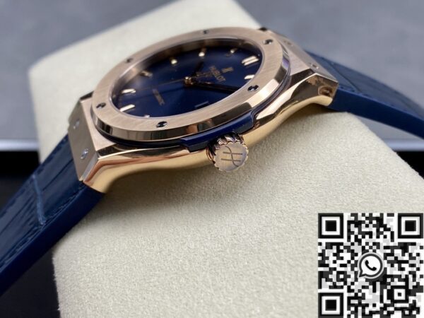 Hublot Classic Fusion Ultra Thin 511.OX.7180.LR 18K Gold Blue