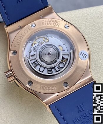 Hublot Classic Fusion Ultra Thin 511.OX.7180.LR 18K Gold Blue