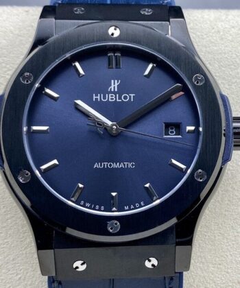 Hublot Classic Fusion Men's​ 511.CM.7170.LR Black Ceramic Blue