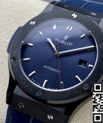 Hublot Classic Fusion Men's​ 511.CM.7170.LR Black Ceramic Blue