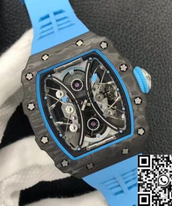 Richard Mille RM53-01 Tourbillon Blue Rubber Strap YS Factory