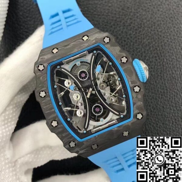 Richard Mille RM53-01 Tourbillon Blue Rubber Strap YS Factory