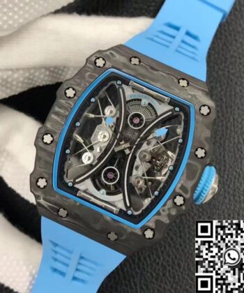 Richard Mille RM53-01 Tourbillon Blue Rubber Strap YS Factory
