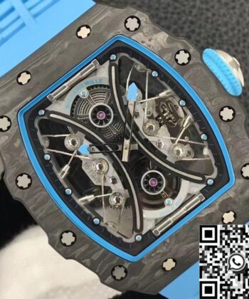 Richard Mille RM53-01 Tourbillon Blue Rubber Strap YS Factory