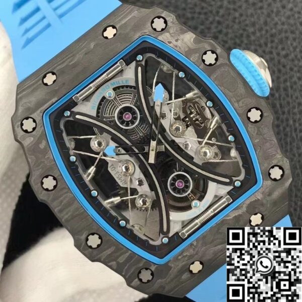 Richard Mille RM53-01 Tourbillon Blue Rubber Strap YS Factory