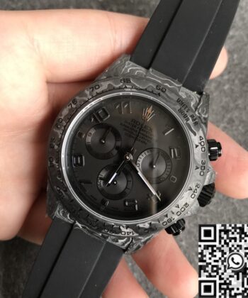 JH Custom Rolex Daytona Black Rubber Tape