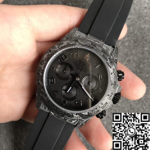 JH Custom Rolex Daytona Black Rubber Tape