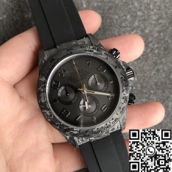 JH Custom Rolex Daytona Black Rubber Tape