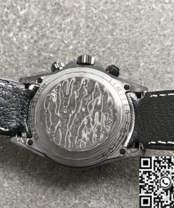 JH Custom Daytona Rolex Carbon Fiber Case White Dial Watch