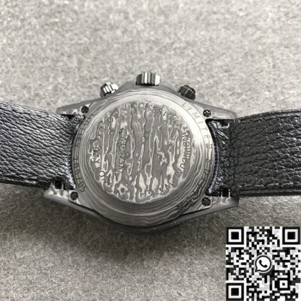 Custom Rolex Daytona Replica Carbon Fiber Case Black Dial
