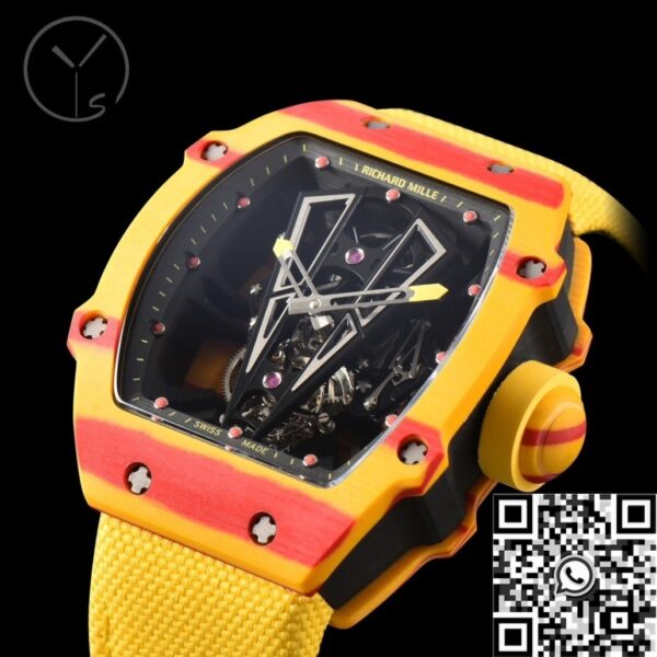 YS Factory RM27-03 Richard Miller Tourbillon Yellow Carbon Fiber
