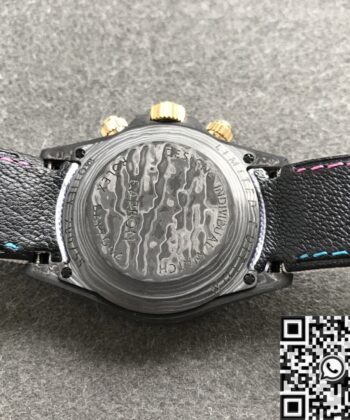 Custom Daytona Watch Rolex Carbon Fiber Case JH