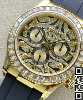 JH Factory Rolex Daytona 116588 TBR Gold With Diamonds Watch