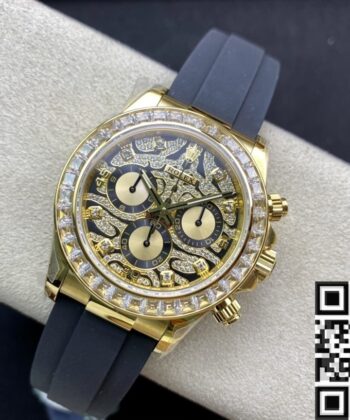 JH Factory Rolex Daytona 116588 TBR Gold With Diamonds Watch