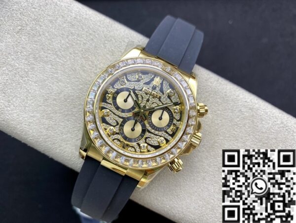 JH Factory Rolex Daytona 116588 TBR Gold With Diamonds Watch
